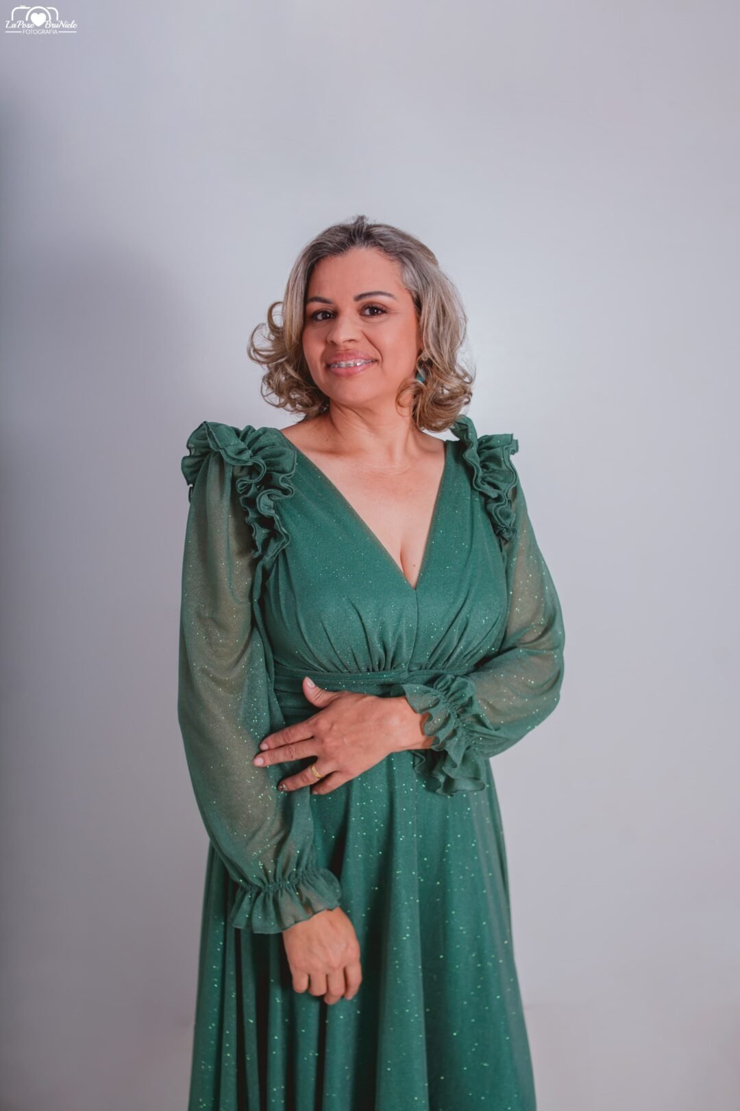 Vestido de Madrinha Verde Floresta - Imagem 3